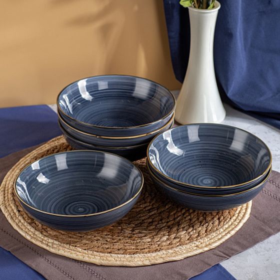 Тарелка суповая TWIST грозовое небо 19см