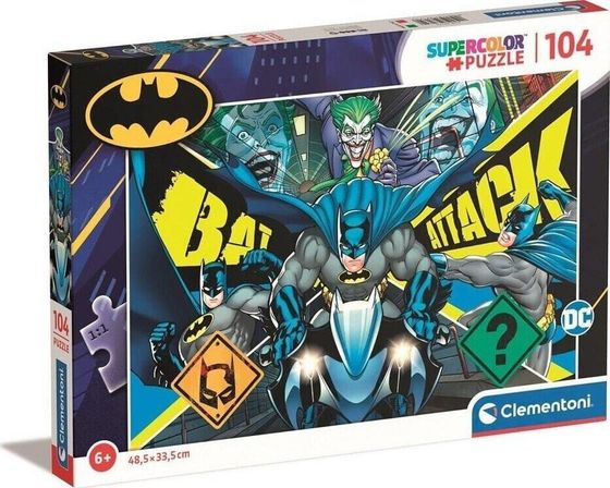 Clementoni CLE puzzle 104 SuperKolor Batman 27174