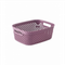 Коробка для хранения DIAMOND фиолетовая S 1.3л с ручками