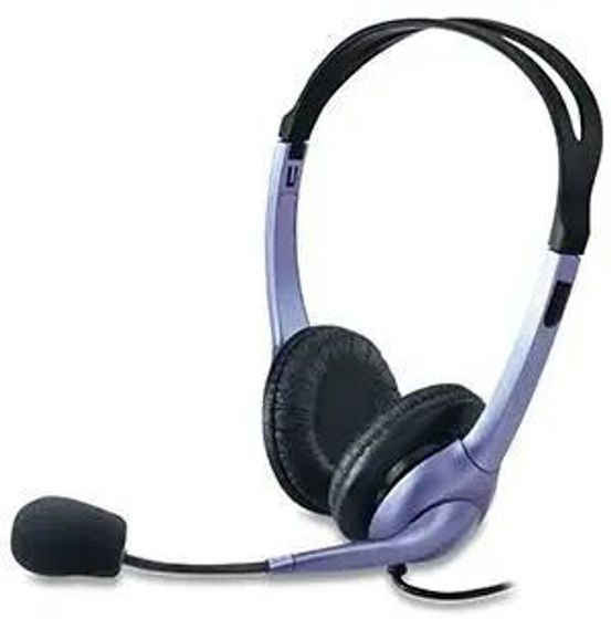 Гарнитура накладные Genius HS-04S проводные фиолетовый (31710156101)