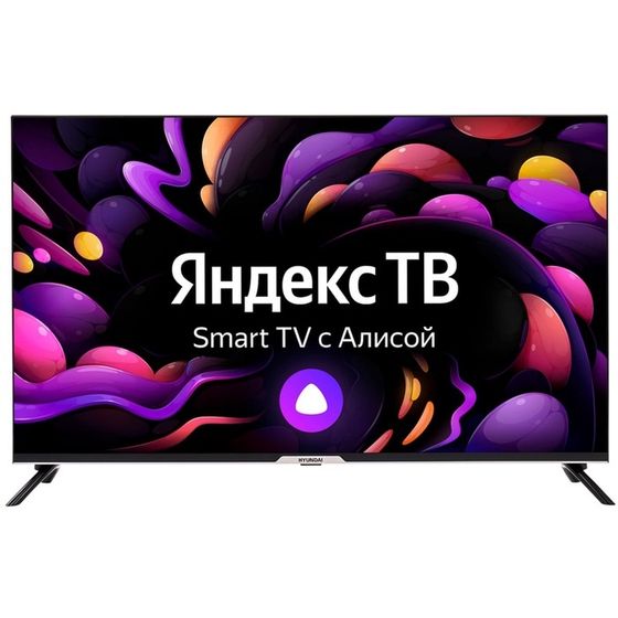 Телевизор Hyundai H-LED43BU7003, 43&quot;, 3840x2160, DVB-C/T2/S2, 3xHDMI, 2xUSB, SmartTV, черный