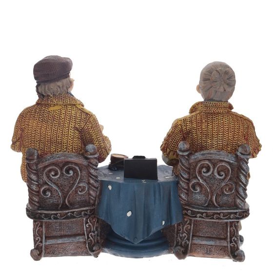 Фигурка декоративная &quot;Бабушка с дедушкой&quot;, Д21 Ш9 В15 см, 2в.