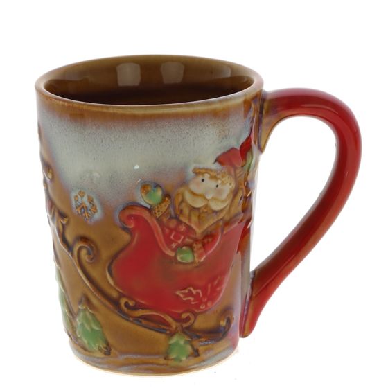 Кружка, L12 W8,5 H10,5 см., 300 мл, 4в.