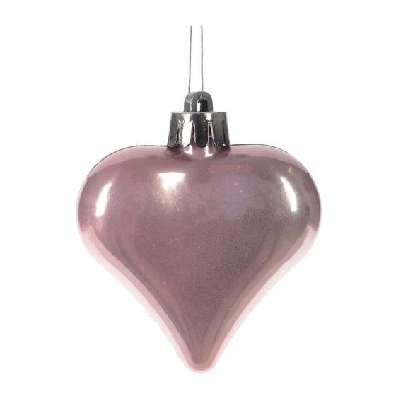 Набор из 6шт Украшение новогоднее “Сердце”, L6 W2 H7 см