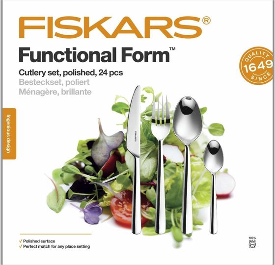 Fiskars FS.CUTLERY SET 24 pcs. SHINY FF