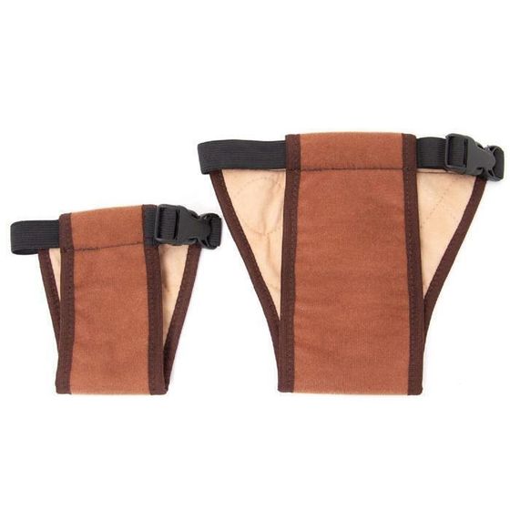 !09 Трусы для собак многоразовые, 4XL (обхват талии 40-58 см, глубина 47 см), коричневые