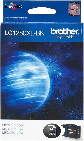 Картридж струйный Brother LC1280XLBK черный для Brother MFC-J6510DW/J6910DW