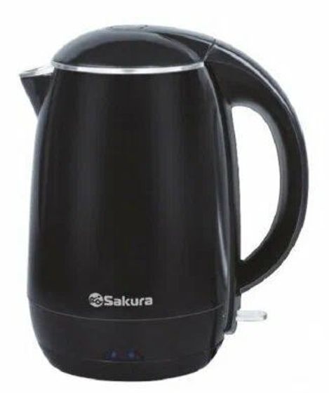 Чайник электрический Sakura SA-2157BK 1.8л 2000Вт черный
