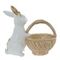 Фигурка декоративная &quot;Заяц с корзиной&quot;, L24 W15 H24 см