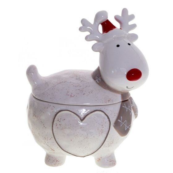 Конфетница &quot;Северный олень&quot;, 600 мл, L14 W12 H18,5 см, 2в.