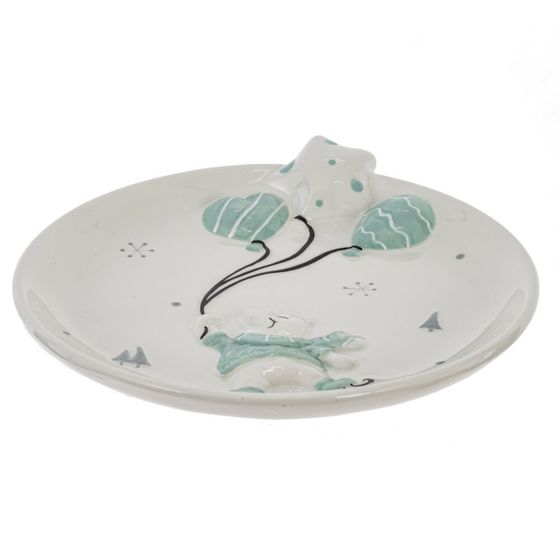 Тарелка &quot;Белый медведь&quot;, L22 W20,5 H4 см