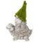 Фигурка декоративная &quot;Гном на черепахе&quot;, L12 W8 H18 см