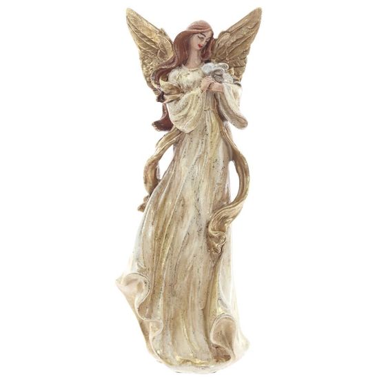 Фигурка декоративная "Ангел", L8,5 W6,5 H22,5 см, 2в.