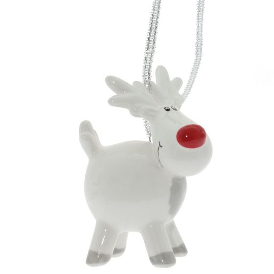 Украшение новогоднее "Олень", L4 W5,5 H8 см, 2в.