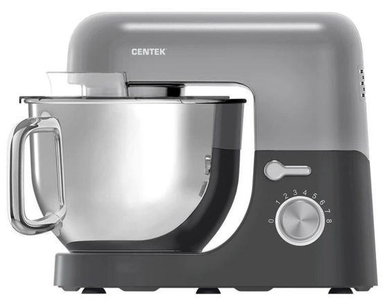 Миксер планетарный Centek CT-1151 DIJON 5л 1600Вт серый