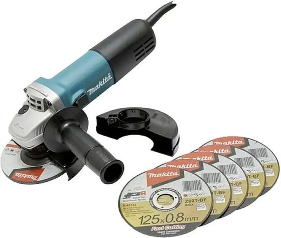 Углошлифовальная машина Makita 9558HNRX1 840Вт 11000об/мин d=125мм