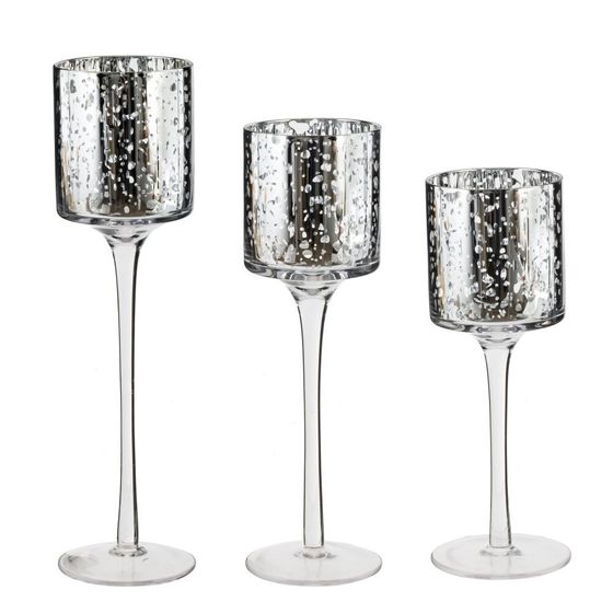 Набор из 3-х подсвечников, L23 W12 H23,5 см