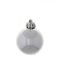 Набор из 12шт, Украшение новогоднее Шар "Серебряный жемчуг", D 4 см, L9,5 W9,5 H10,5 см