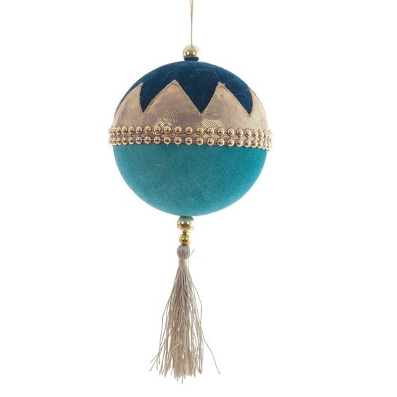 Украшение новогоднее  &quot;Шар&quot;, L10 W10 H21 см, 4в.