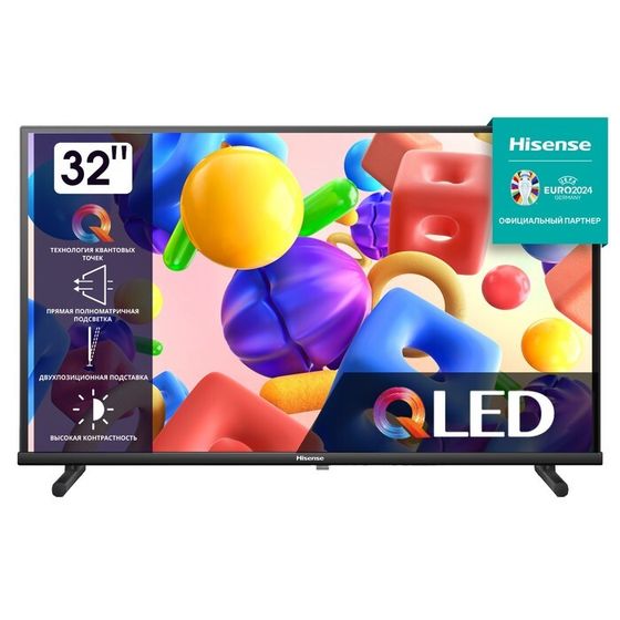 Телевизор Hisense 32A5KQ, 32&quot;, 1920x1080, DVB-T2/C/S2, HDMI 2, USB 2,  Smart TV, черный