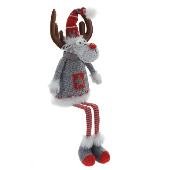 Игрушка набивная &quot;Олень&quot;, L25 W16 H76/27 см, 2в.