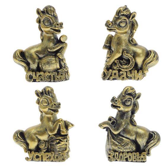 Копилка &quot;Лошадь&quot;, L7 W5 H10 см, 4в.