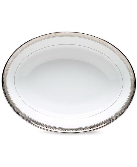 Dinnerware, Crestwood Platinum Oval Vegetable Dish