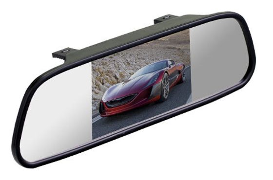 Зеркало заднего вида с монитором Silverstone F1 Interpower IP Mirror 4.3&quot; 16:9 480x272 4Вт