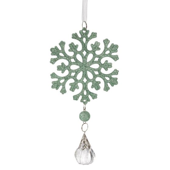 Украшение новогоднее &quot;Снежинка&quot;, L6,5 W2 H15 см
