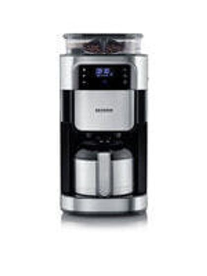 Кофемашина Severin KA 4814 - Drip Coffee Maker - Coffee Beans - Ground Coffee - Built-in Grinder - 1000 W - Black - Stainless Steel