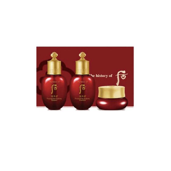 The History Of Whoo Hydrating Cream Sample Skincare Sets Moisturizes And Moisturizes Water 20ml + Milk 20ml + Cream 4ml