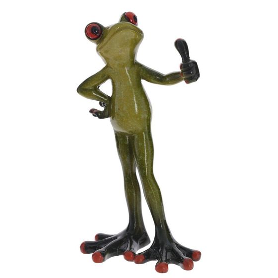 Фигурка декоративная &quot;Лягушка&quot;, Д7,5 Ш6 В16 см, 2в.