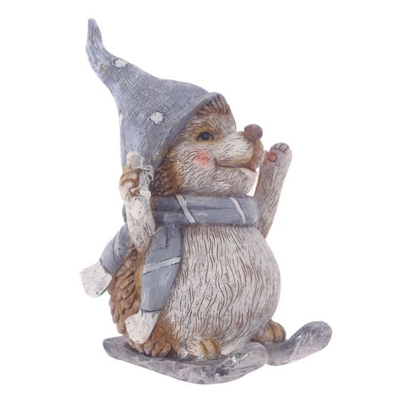 Фигурка декоративная &quot;Ежик&quot;, L7,5 W9 H12 см, 2в.