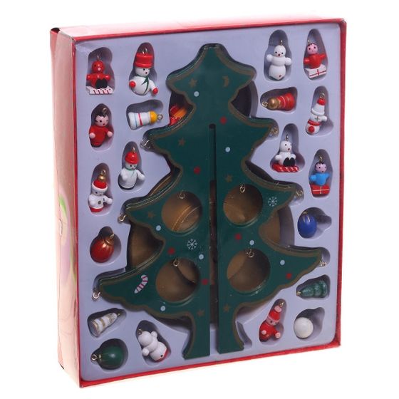 Фигурка декоративная "Ёлка" (муз), L19 W19 H27 см