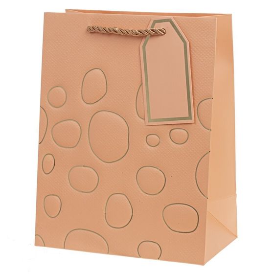 Пакет подарочный (бумага 210г/м2, блок 12шт), L18 W10 H23 см, 10в.