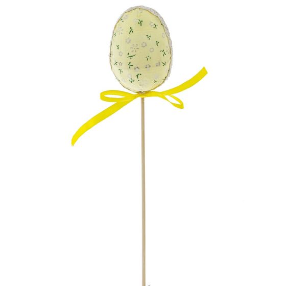 Изделие декоративное (вставка) "Яйцо пасхальное" (5*4,5*7), L5 W5 H25 см, 3в.