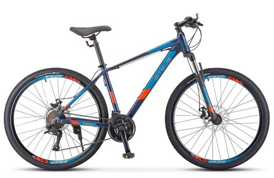 Велосипед Stels Navigator 720 MD 27.5&quot; V010 рама 15.5&quot; темно-синий (LU094366/LU088204)
