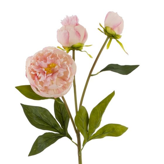 Цветок искусственный "Пион", L18 W13 H63 см