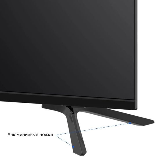 Телевизор LED 55&quot; Kivi K55UD60B черный SmartTV AndroidTV безрамочный
