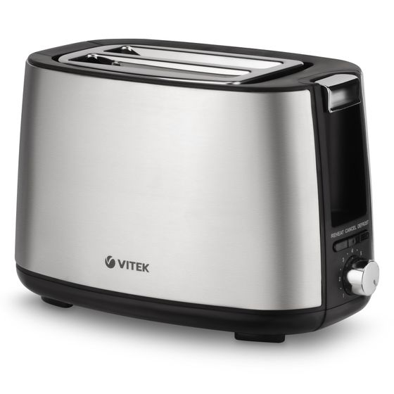 Тостер Vitek VT-7170 (MC) 780Вт серебро/черный
