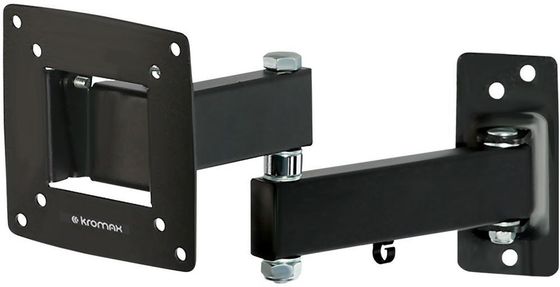 Кронштейн для телевизора Kromax OPTIMA-104 черный 10&quot;-28&quot; макс.25кг настенный поворотно-выдвижной и наклонный