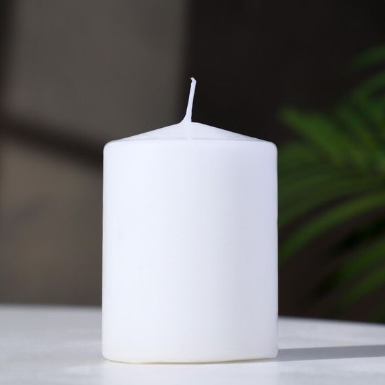 Свеча - цилиндр ароматическая &quot;Белая лилия&quot;, 5,6х8 см
