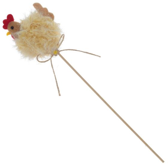 Изделие декоративное (вставка) &quot;Курочка&quot; (4*6,5*7) (блок 12 шт), L6,5 W4 H27 см, 2в.