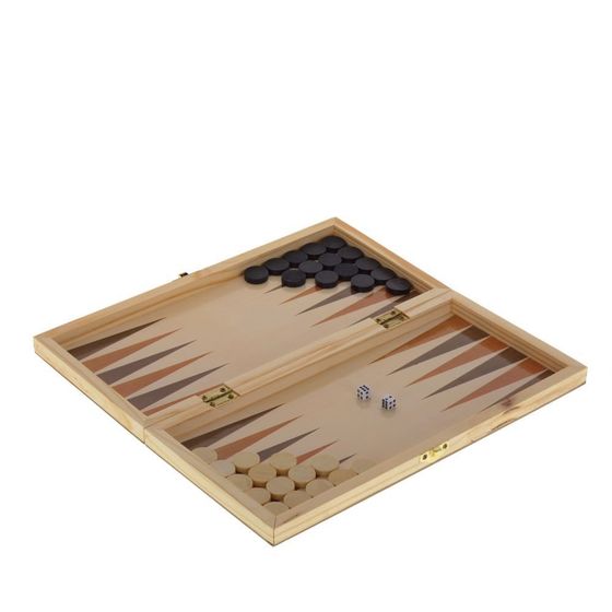 Игра настольная 3 в 1 (шахматы, шашки, нарды), Д29 Ш14,5 В3 см