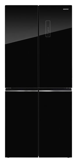 Холодильник NordFrost RFQ 450 NFGB inverter черный (трехкамерный) (Side-by-Side)