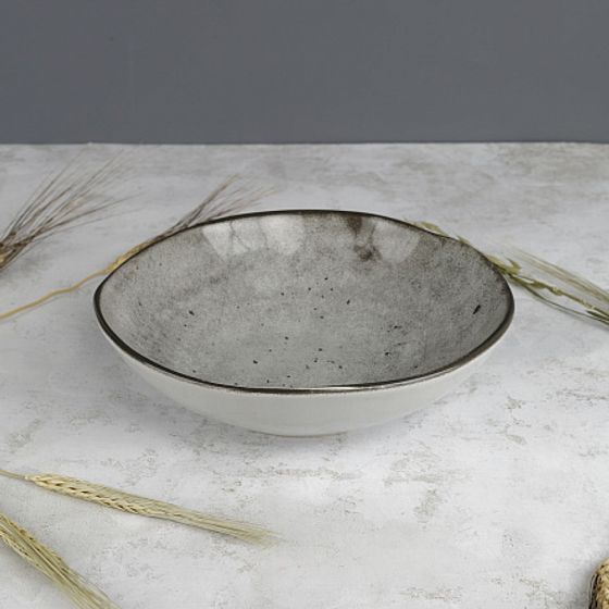 Тарелка суповая STONE DARK 20см