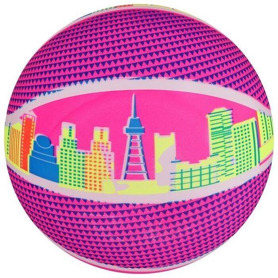 Мяч детский «Город» 22 см, 60 г, 3 штуки цвета микс