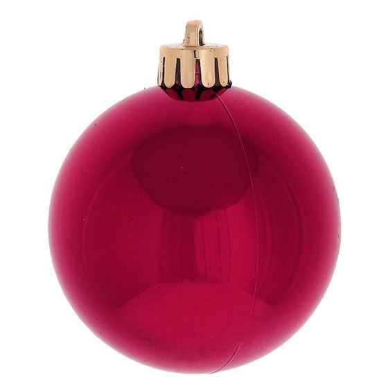 Набор из 4шт Украшение новогоднее Шар "Нежность", D8 см, L16 W8 H16 см