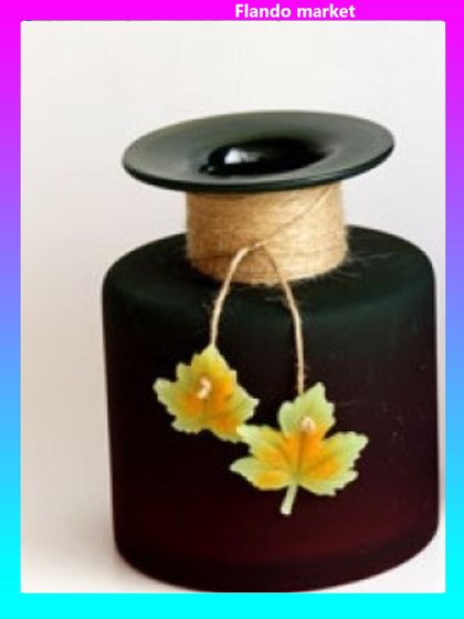 !09 Ваза бутылочная &quot;Баттерси&quot; низкая 24 см.