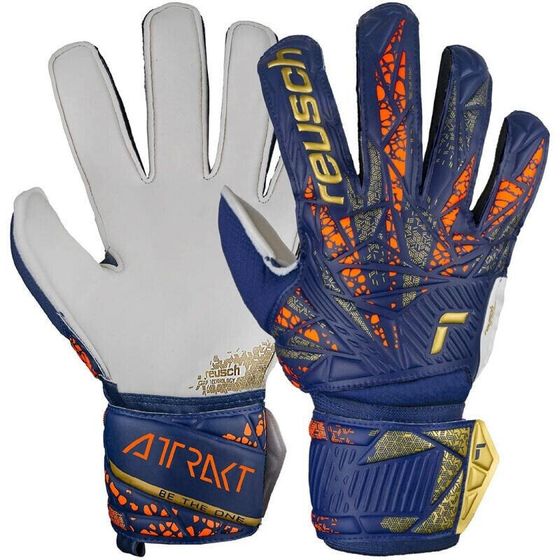 Reusch Attrakt Grip Jr 5472815 4410 goalkeeper gloves